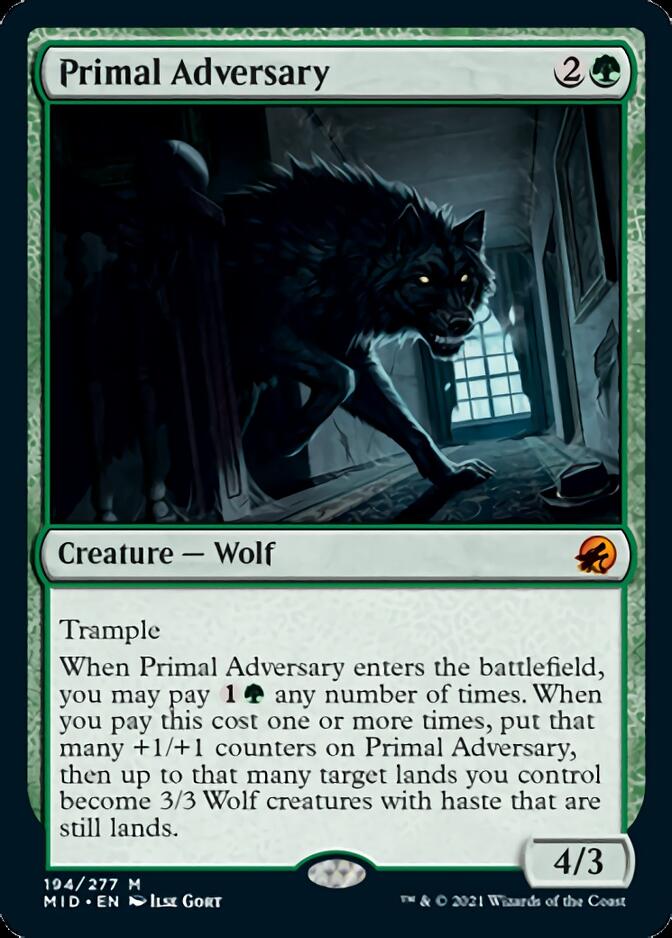 Primal Adversary [Innistrad: Midnight Hunt] | Devastation Store