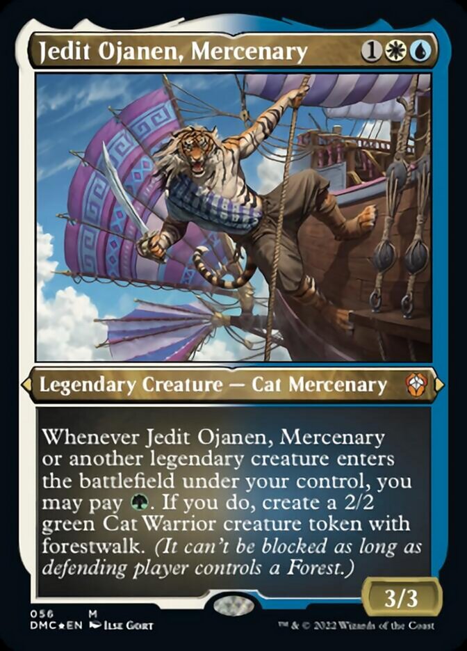 Jedit Ojanen, Mercenary (Foil Etched) [Dominaria United Commander] | Devastation Store