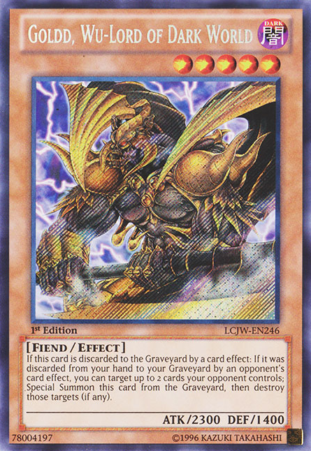 Goldd, Wu-Lord of Dark World [LCJW-EN246] Secret Rare | Devastation Store