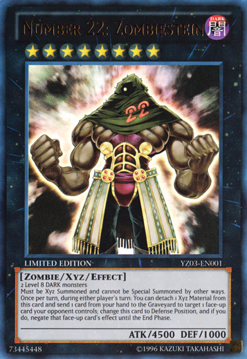 Number 22: Zombiestein [YZ03-EN001] Ultra Rare | Devastation Store