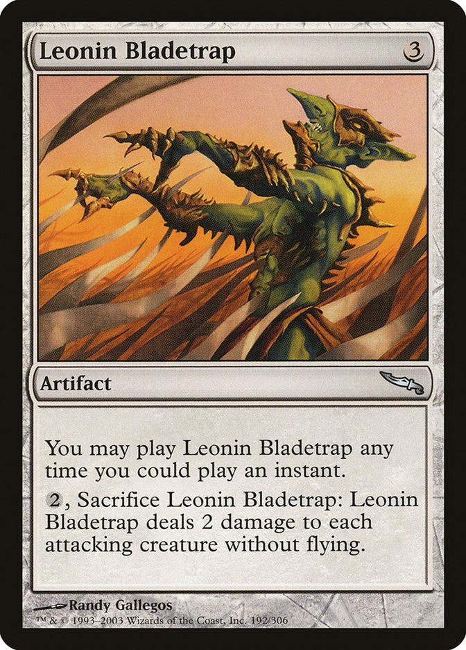 Leonin Bladetrap [Mirrodin] - Devastation Store | Devastation Store