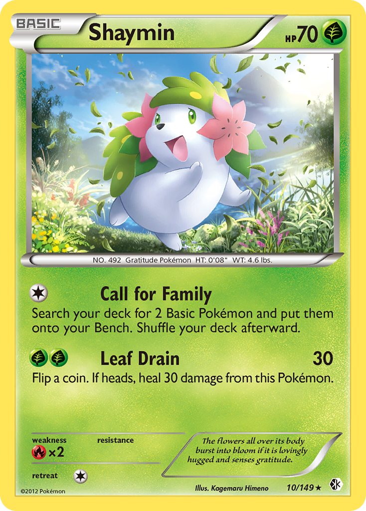 Shaymin (10/149) [Black & White: Boundaries Crossed] | Devastation Store