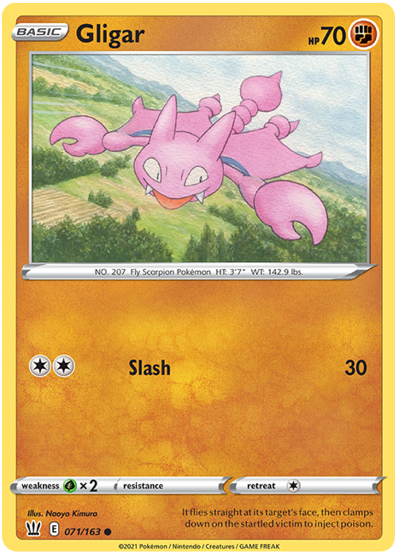 Gligar (071/163) [Sword & Shield: Battle Styles] | Devastation Store