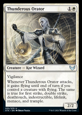 Thunderous Orator [Strixhaven: School of Mages] | Devastation Store