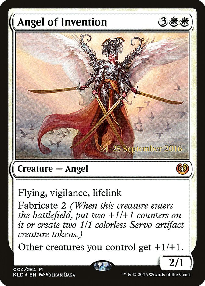 Angel of Invention  [Kaladesh Prerelease Promos] - Devastation Store | Devastation Store