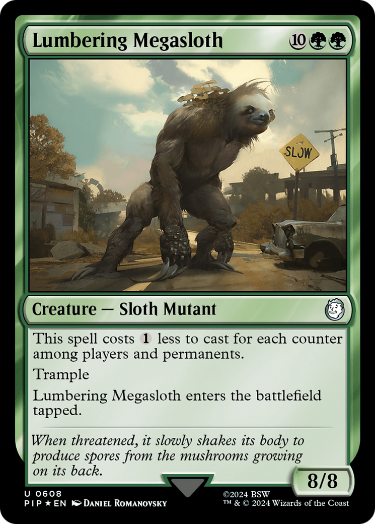 Lumbering Megasloth (Surge Foil) [Fallout] | Devastation Store