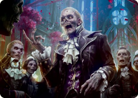 Undead Butler Art Card [Innistrad: Crimson Vow Art Series] | Devastation Store