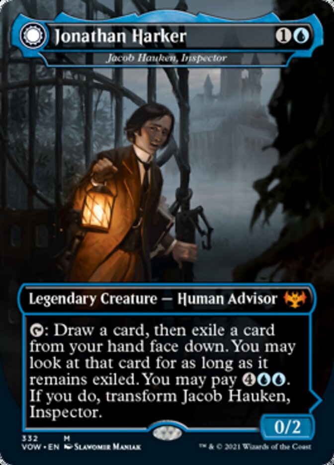 Jacob Hauken, Inspector // Hauken's Insight - Jonathan Harker // Harker's Obsessive Inquiry [Innistrad: Crimson Vow] | Devastation Store