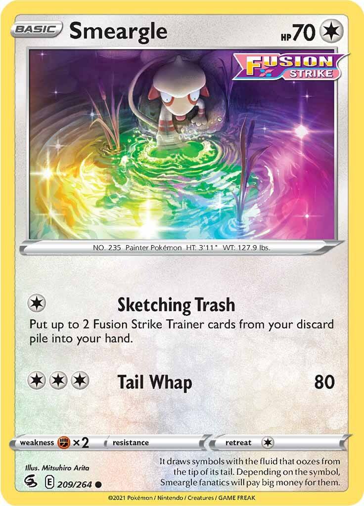 Smeargle (209/264) [Sword & Shield: Fusion Strike] | Devastation Store