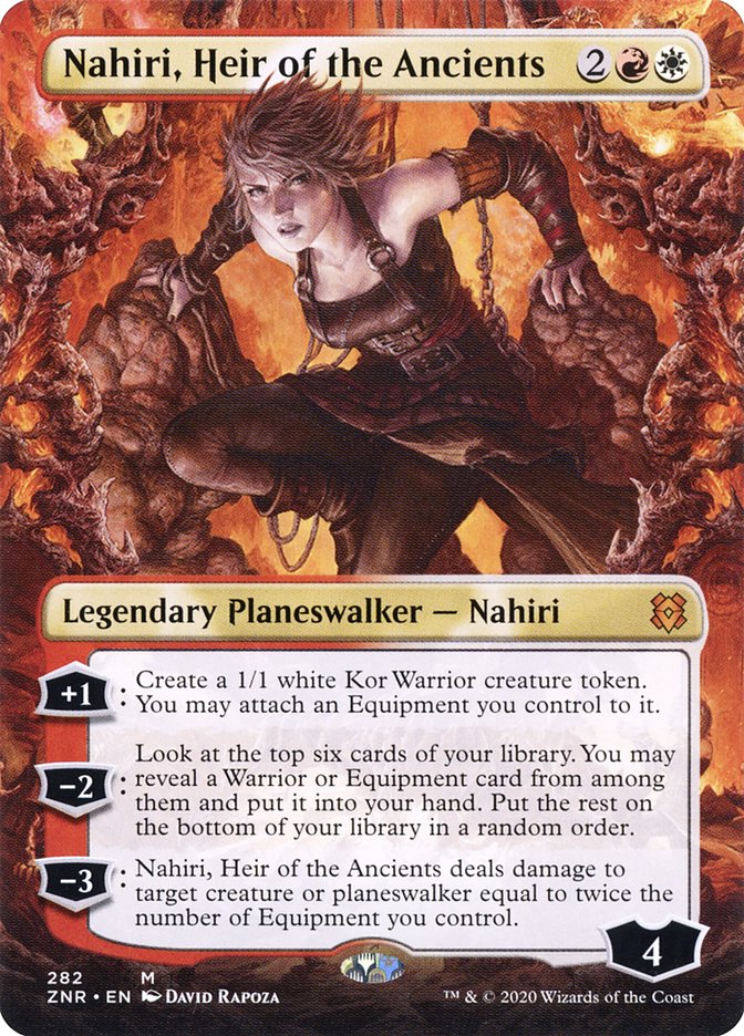 Nahiri, Heir of the Ancients (Borderless) [Zendikar Rising] | Devastation Store
