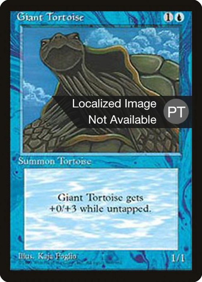 Giant Tortoise [Fourth Edition (Foreign Black Border)] | Devastation Store