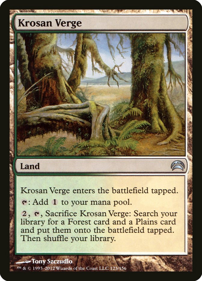 Krosan Verge [Planechase 2012] | Devastation Store