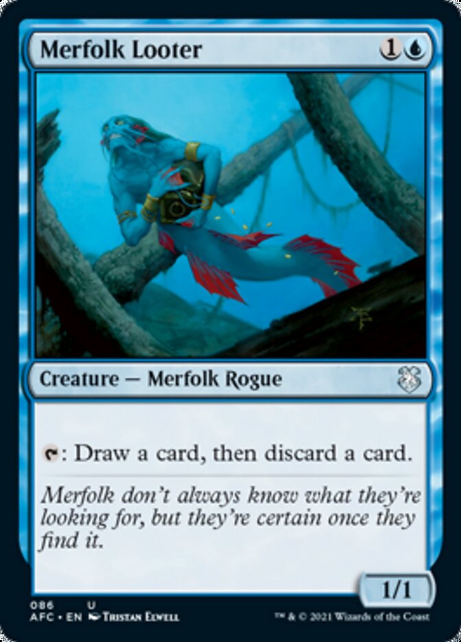 Merfolk Looter [Dungeons & Dragons: Adventures in the Forgotten Realms Commander] | Devastation Store