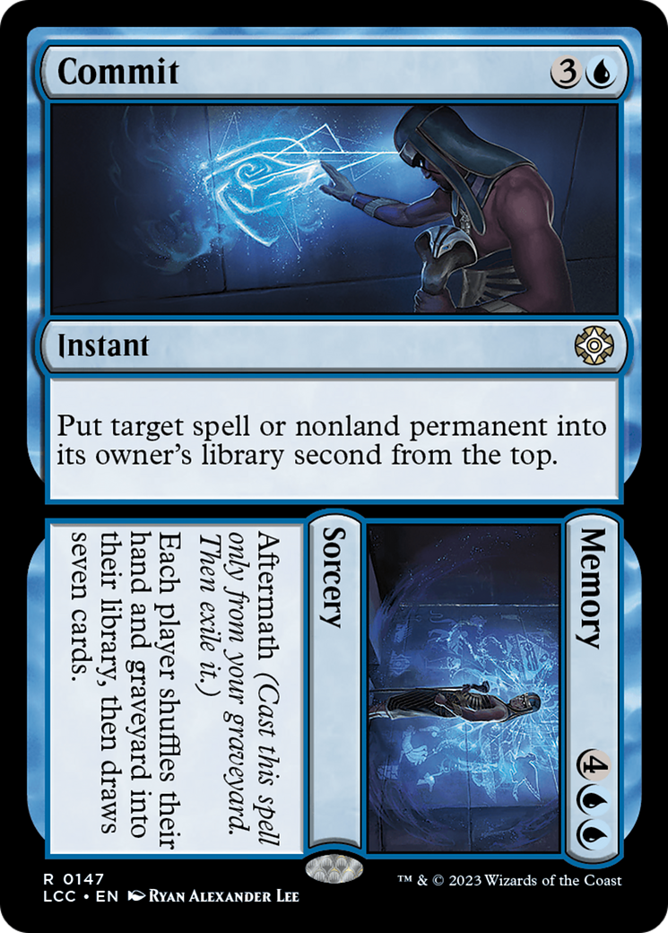 Commit // Memory [The Lost Caverns of Ixalan Commander] | Devastation Store