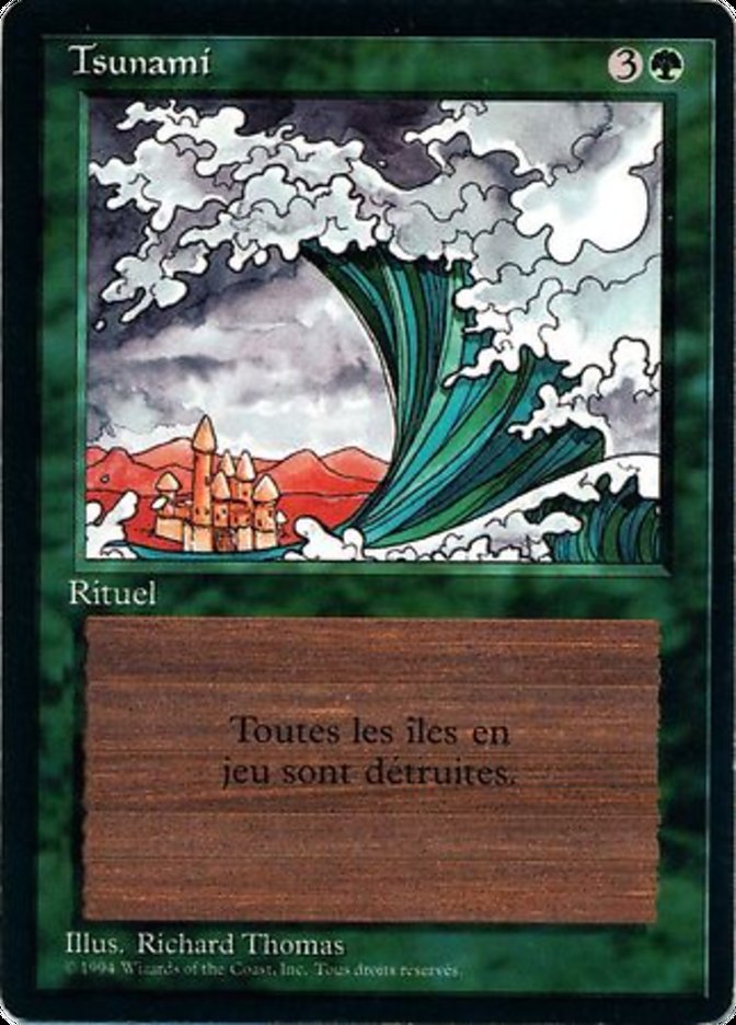 Tsunami [Foreign Black Border] | Devastation Store