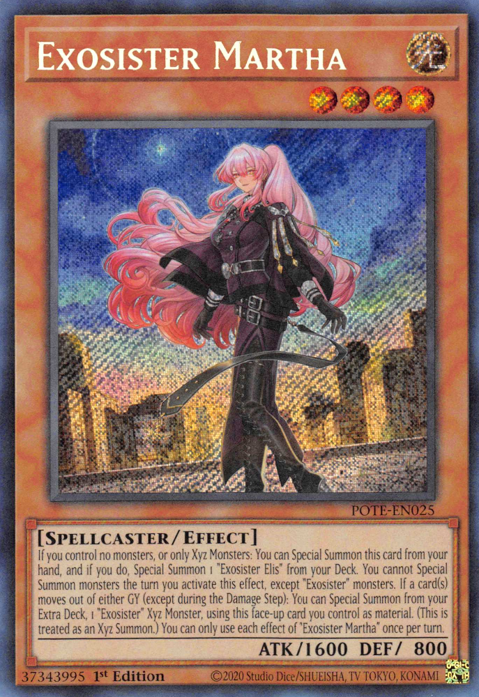 Exosister Martha [POTE-EN025] Secret Rare | Devastation Store