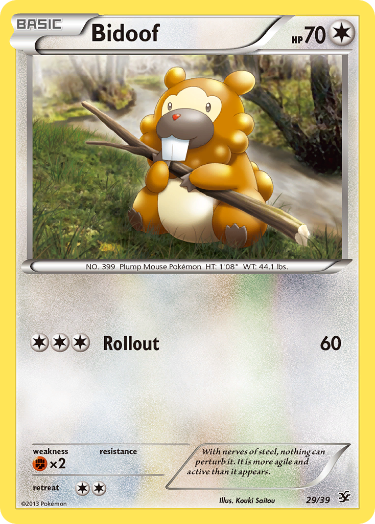 Bidoof (29/39) [XY: Kalos Starter Set] | Devastation Store