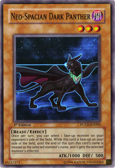Neo-Spacian Dark Panther [POTD-EN005] Super Rare | Devastation Store