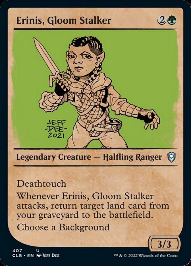 Erinis, Gloom Stalker (Showcase) [Commander Legends: Battle for Baldur's Gate] | Devastation Store