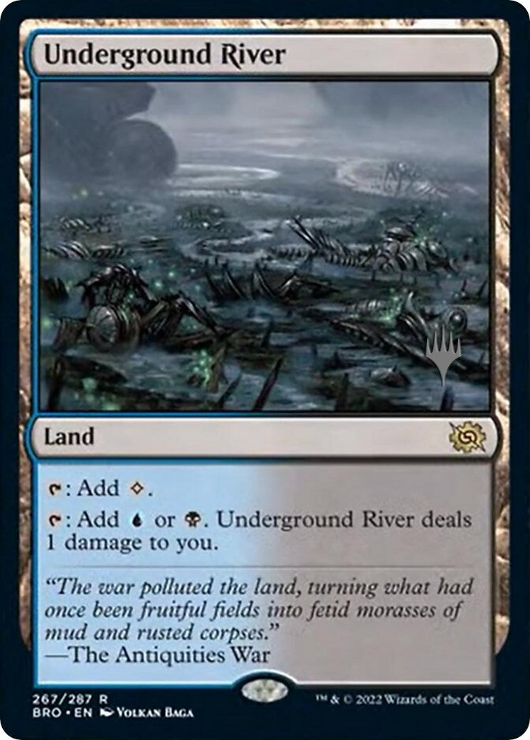 Underground River (Promo Pack) [The Brothers' War Promos] | Devastation Store
