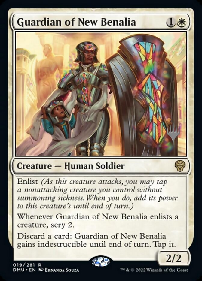 Guardian of New Benalia (Promo Pack) [Dominaria United Promos] | Devastation Store