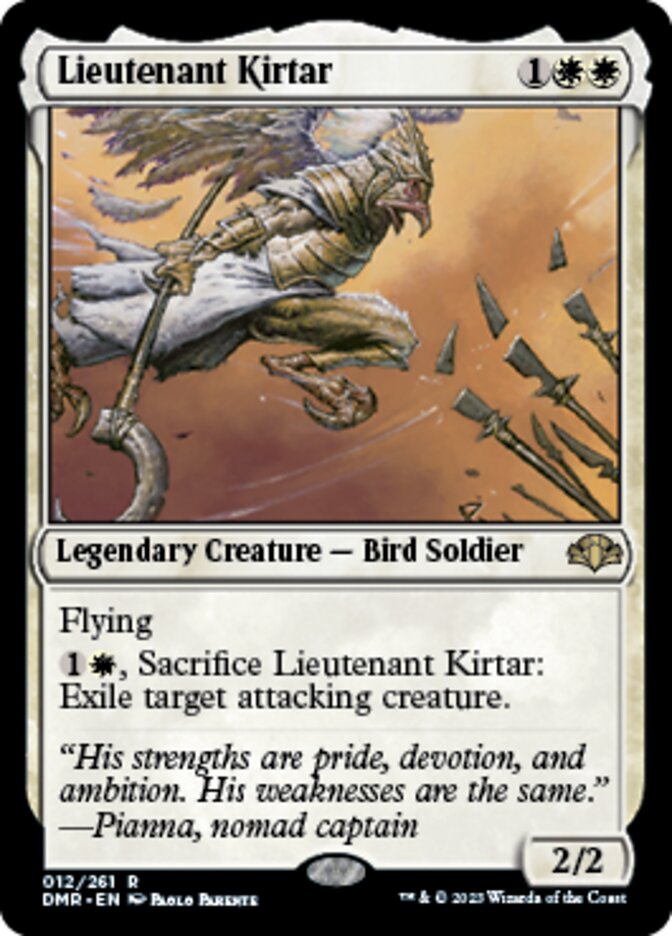 Lieutenant Kirtar [Dominaria Remastered] | Devastation Store