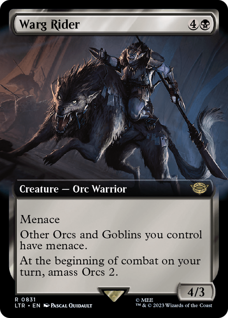 Warg Rider (Extended Art) [The Lord of the Rings: Tales of Middle-Earth] | Devastation Store