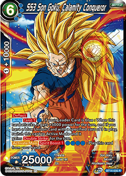 SS3 Son Goku, Calamity Conqueror (BT14-035) [Cross Spirits] | Devastation Store