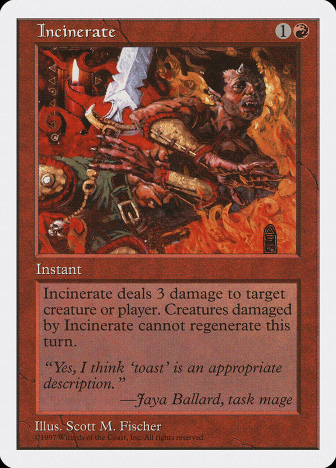 Incinerate [Fifth Edition] | Devastation Store