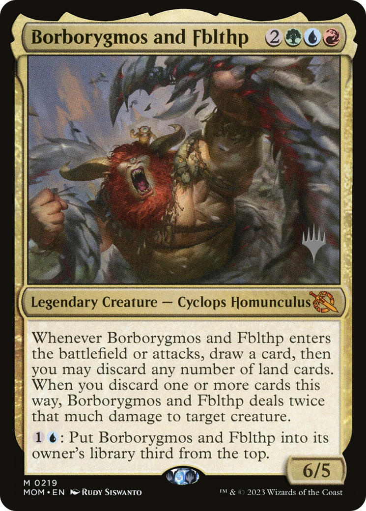 Borborygmos and Fblthp (Promo Pack) [March of the Machine Promos] | Devastation Store