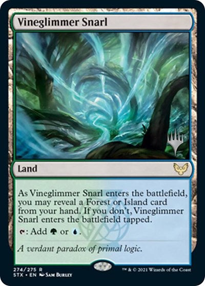 Vineglimmer Snarl (Promo Pack) [Strixhaven: School of Mages Promos] | Devastation Store