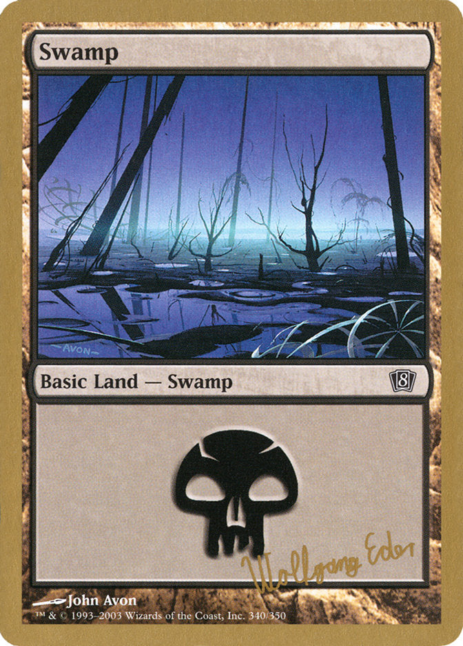 Swamp (we340) (Wolfgang Eder) [World Championship Decks 2003] | Devastation Store