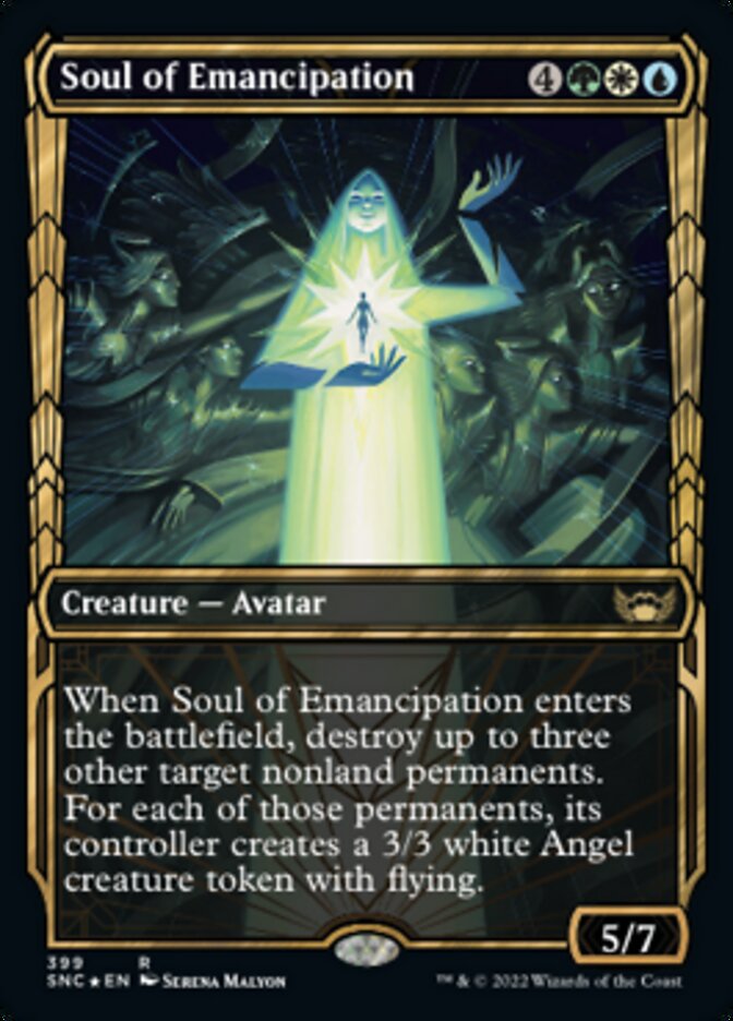 Soul of Emancipation (Showcase Golden Age Gilded Foil) [Streets of New Capenna] | Devastation Store