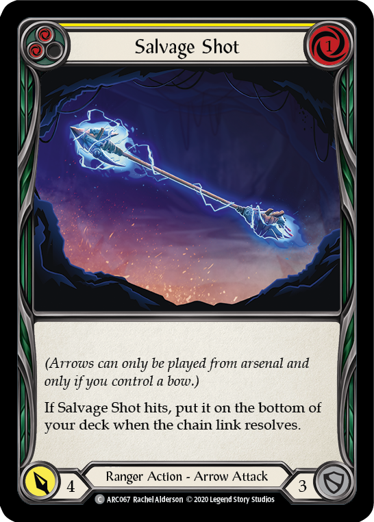 Salvage Shot (Yellow) [ARC067] Unlimited Edition Rainbow Foil - Devastation Store | Devastation Store