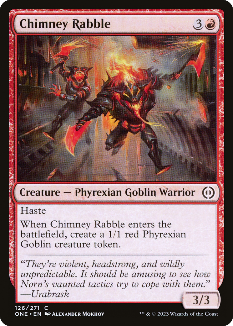 Chimney Rabble [Phyrexia: All Will Be One] | Devastation Store