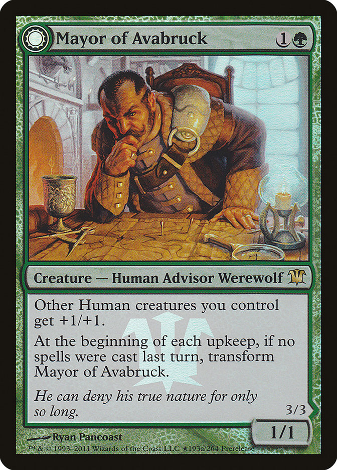 Mayor of Avabruck // Howlpack Alpha [Innistrad Prerelease Promos] - Devastation Store | Devastation Store