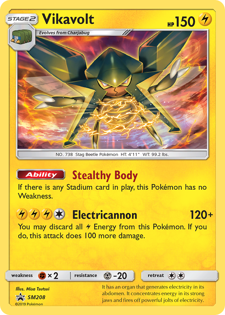 Vikavolt (SM208) [Sun & Moon: Black Star Promos] | Devastation Store