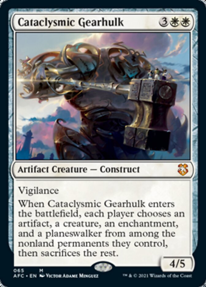 Cataclysmic Gearhulk [Dungeons & Dragons: Adventures in the Forgotten Realms Commander] | Devastation Store