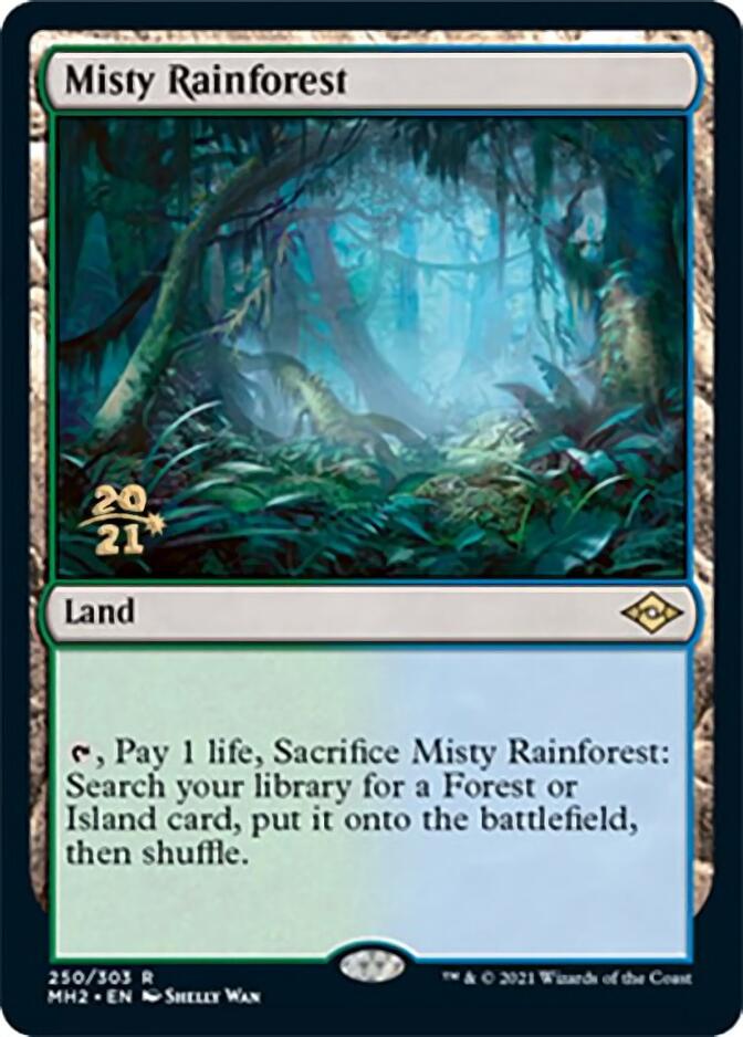 Misty Rainforest [Modern Horizons 2 Prerelease Promos] | Devastation Store