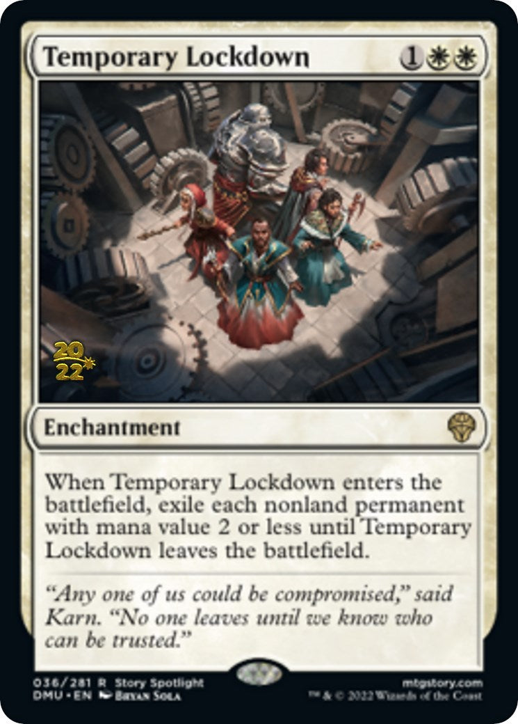 Temporary Lockdown [Dominaria United Prerelease Promos] | Devastation Store