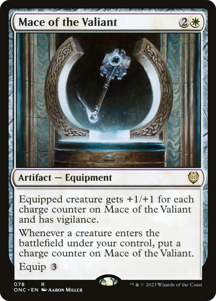 Mace of the Valiant [Phyrexia: All Will Be One Commander] | Devastation Store