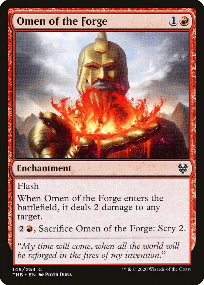 Omen of the Forge [Theros Beyond Death] | Devastation Store