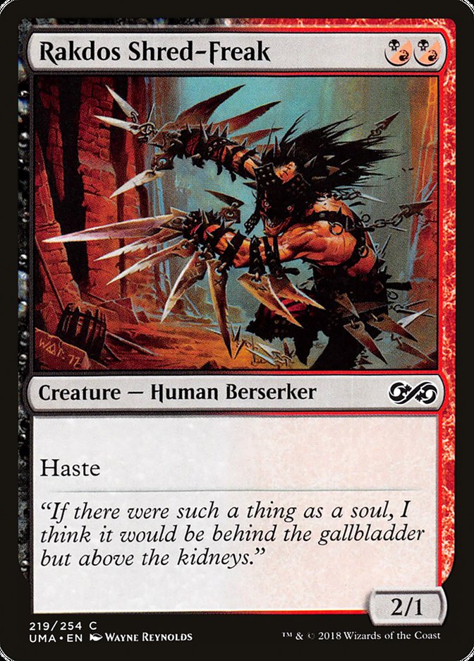 Rakdos Shred-Freak [Ultimate Masters] | Devastation Store