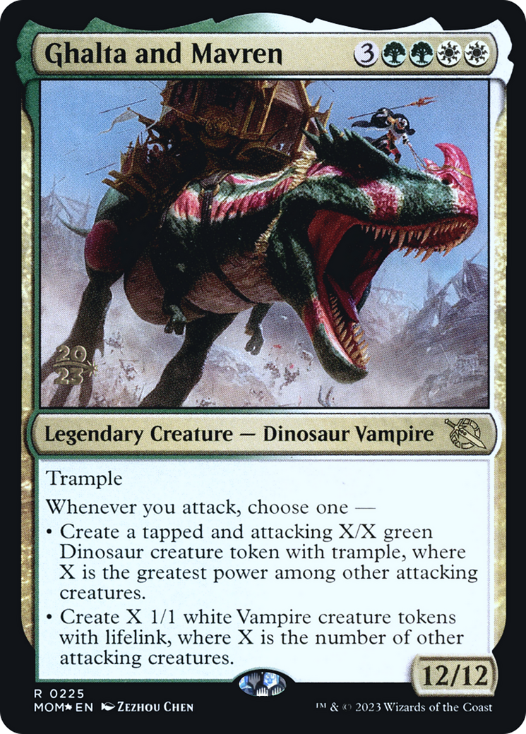 Ghalta and Mavren [March of the Machine Prerelease Promos] | Devastation Store