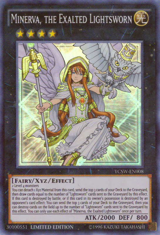 Minerva, the Exalted Lightsworn [YCSW-EN008] Super Rare | Devastation Store