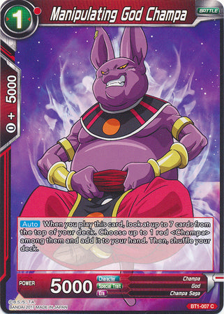 Manipulating God Champa [BT1-007] | Devastation Store