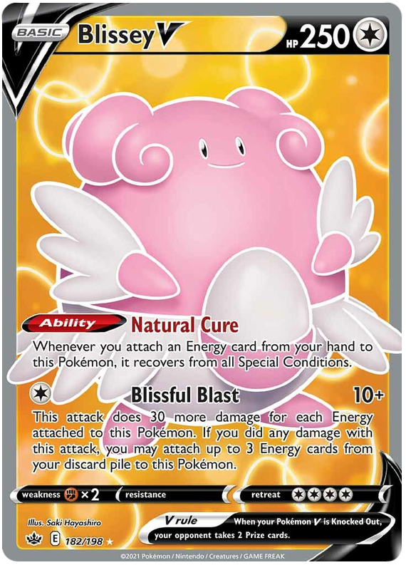 Blissey V (182/198) [Sword & Shield: Chilling Reign] | Devastation Store