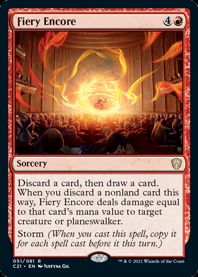 Fiery Encore [Commander 2021] | Devastation Store