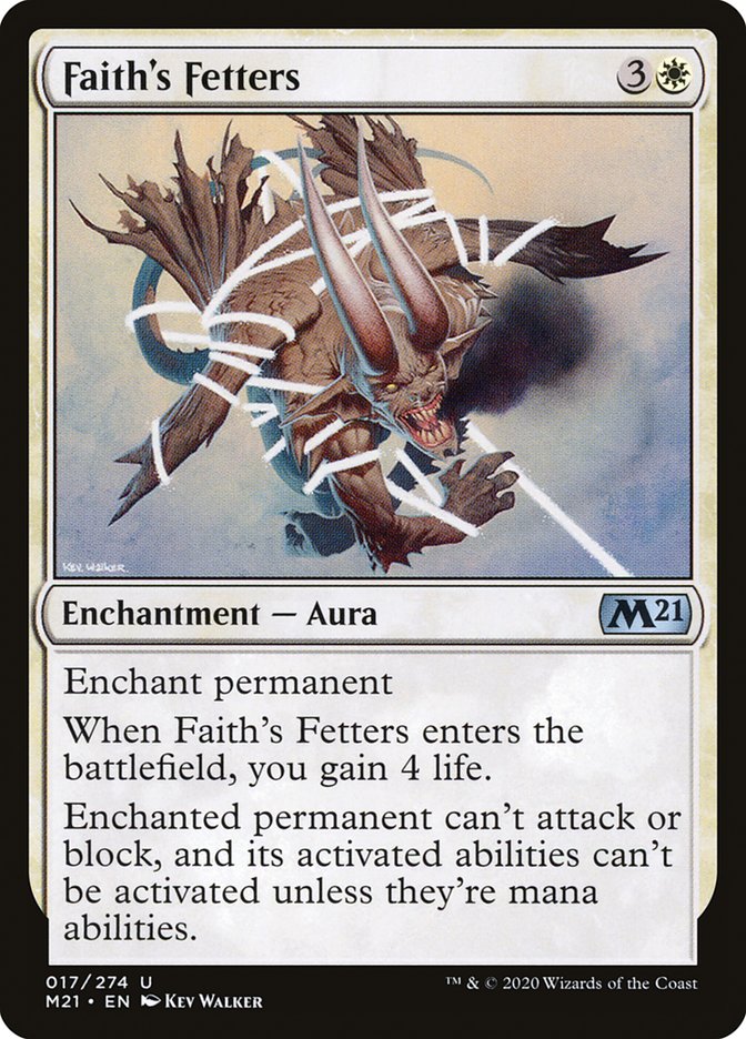 Faith's Fetters [Core Set 2021] | Devastation Store