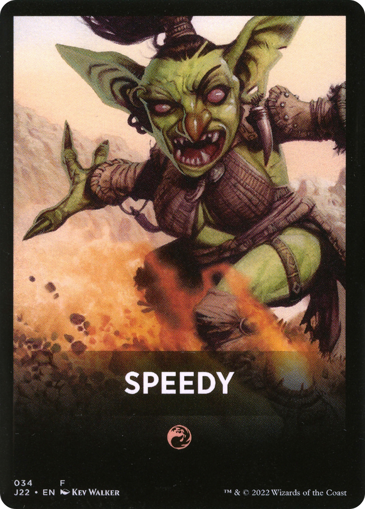 Speedy Theme Card [Jumpstart 2022 Front Cards] | Devastation Store